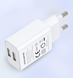Our dual USB wall charger is a convenient and versatile power solution, allowing you to charge two devices at once from a single power outlet.